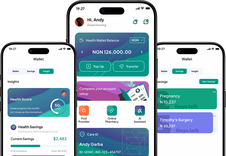 Indura Health app on mobile devices